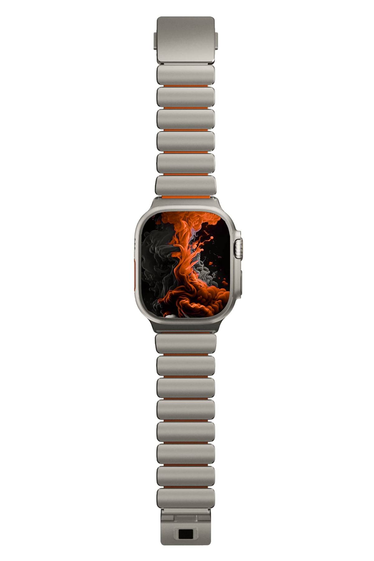 TitaFlex Apple Watch Ultra Uyumlu Titanyum Kordon Spark Bikordon