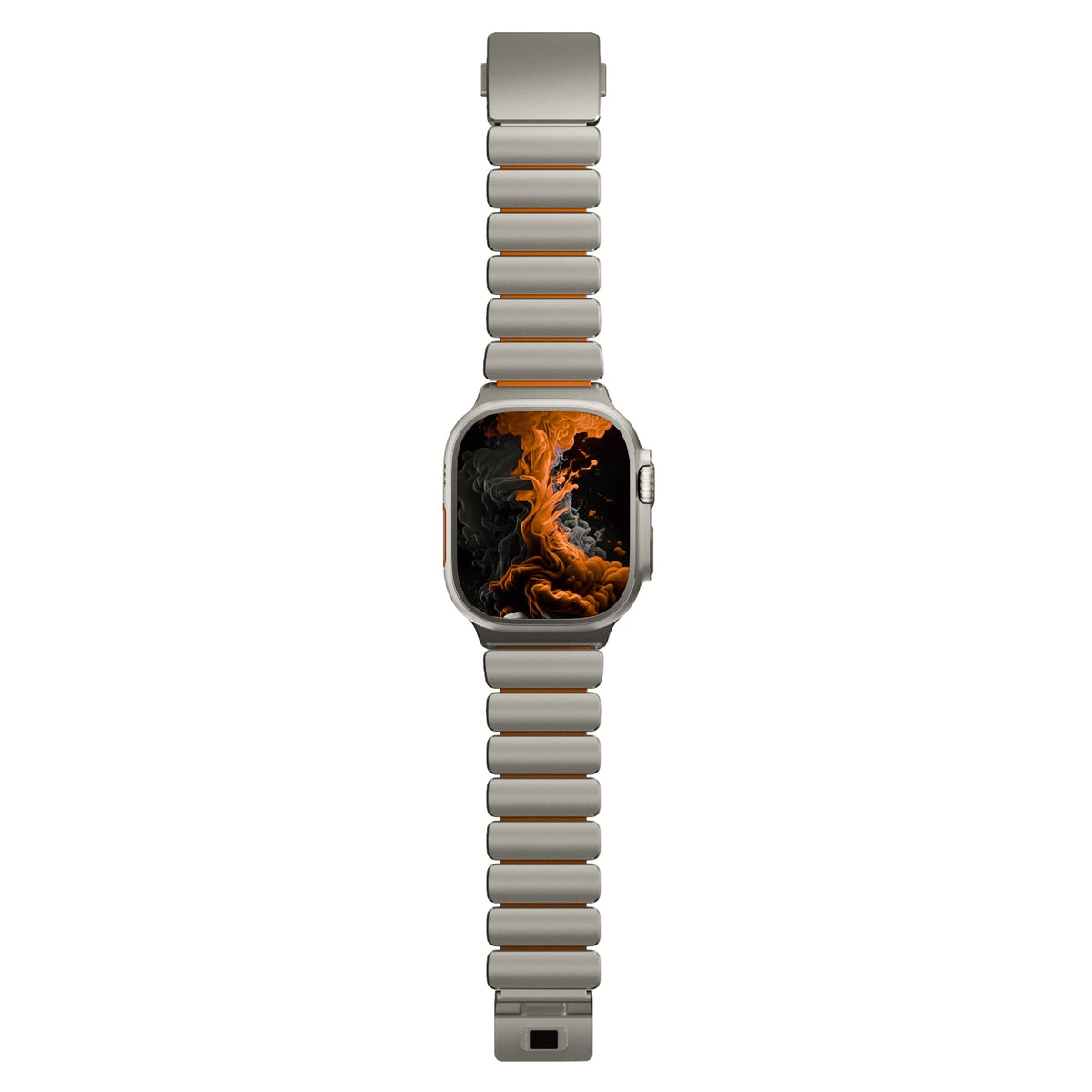 TitaFlex Apple Watch Ultra Uyumlu Titanyum Kordon Spark Bikordon