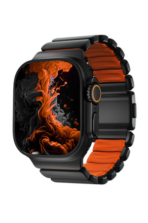 TitaFlex Apple Watch Ultra Uyumlu Titanyum Kordon Torch Bikordon