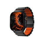 TitaFlex Apple Watch Ultra Uyumlu Titanyum Kordon Torch Bikordon