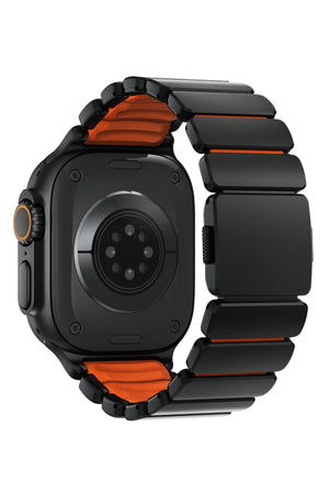 TitaFlex Apple Watch Ultra Uyumlu Titanyum Kordon Torch Bikordon