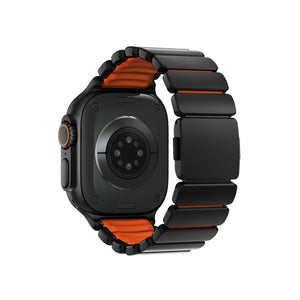TitaFlex Apple Watch Ultra Uyumlu Titanyum Kordon Torch Bikordon