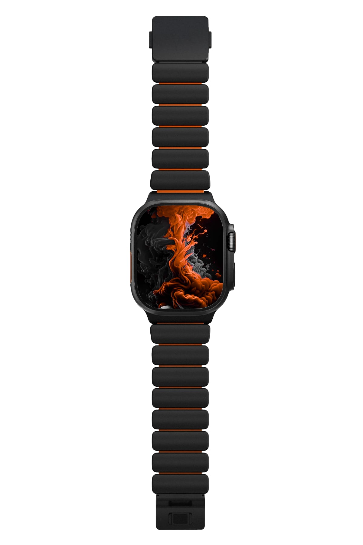 TitaFlex Apple Watch Ultra Uyumlu Titanyum Kordon Torch Bikordon
