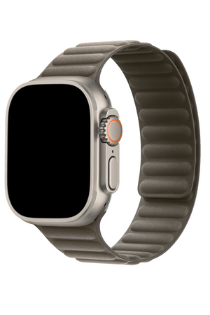 Apple Watch Uyumlu Baklalı Loop Kordon Titanium  bikordon