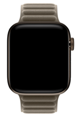 Apple Watch Uyumlu Baklalı Loop Kordon Titanium