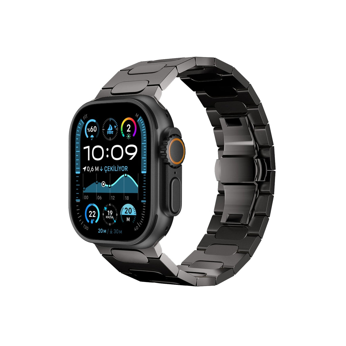 Titanova Apple Watch Uyumlu Titanyum Kordon Arduvaz Bikordon