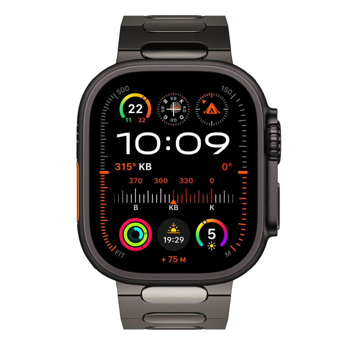 Titanova Apple Watch Uyumlu Titanyum Kordon Arduvaz Bikordon