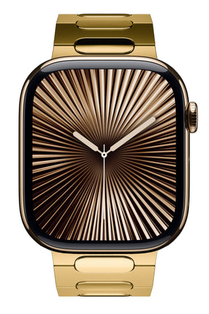 Titanova Apple Watch Uyumlu Titanyum Kordon Gold Bikordon