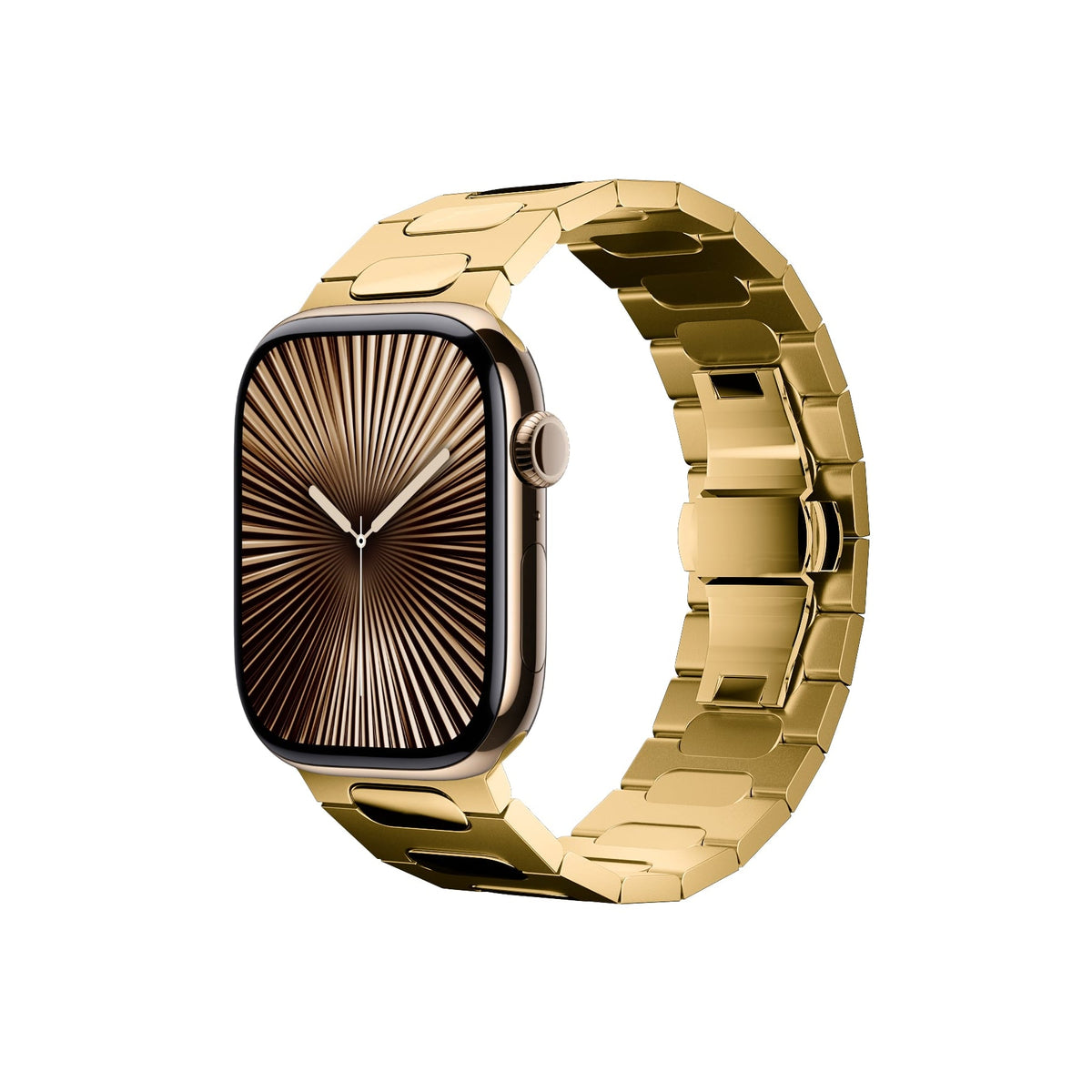 Titanova Apple Watch Uyumlu Titanyum Kordon Gold Bikordon