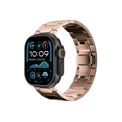 Titanova Apple Watch Uyumlu Titanyum Kordon Rose Bikordon