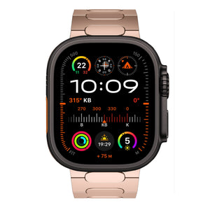 Titanova Apple Watch Uyumlu Titanyum Kordon Rose Bikordon