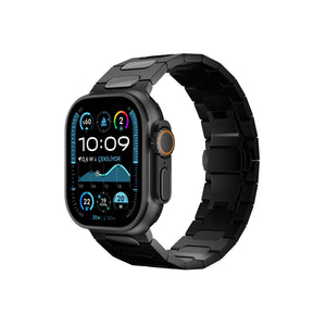 Titanova Apple Watch Uyumlu Titanyum Kordon Siyah Bikordon