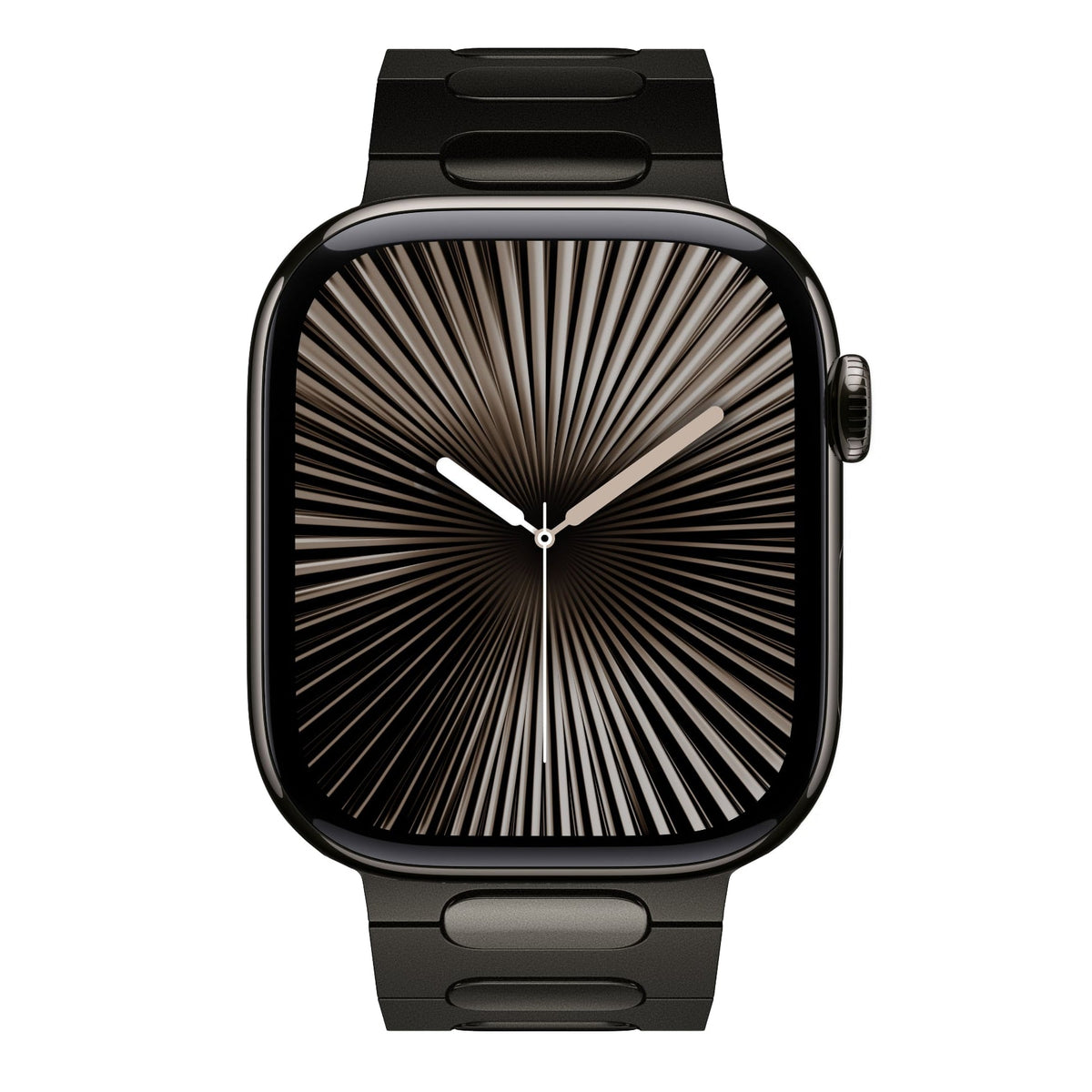 Titanova Apple Watch Uyumlu Titanyum Kordon Siyah Bikordon