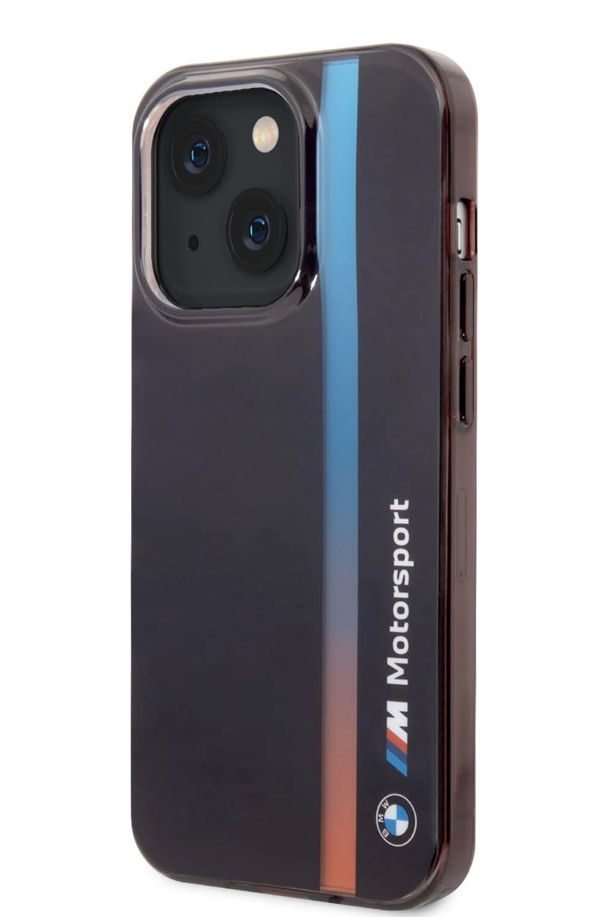 Apple iPhone 14 uyumlu BMW M Motorsport Lisanslı Tricolor Kılıf  BMW