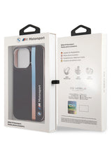 Apple iPhone 14 Pro uyumlu BMW M Motorsport Lisanslı Tricolor Kılıf