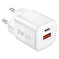 Wiwu Wi-U008 GaN Tech PD Hızlı Şarj Özellikli QC 3.0 Seyahat Şarj Başlığı 33W  Wiwu