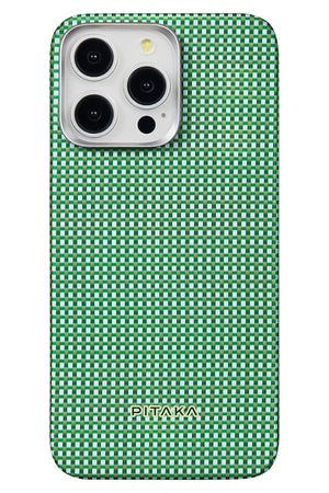 Ultra Slim iPhone 15 Pro Max MagSafe Uyumlu Aramid Fiber Kılıf Forest Green Pitaka