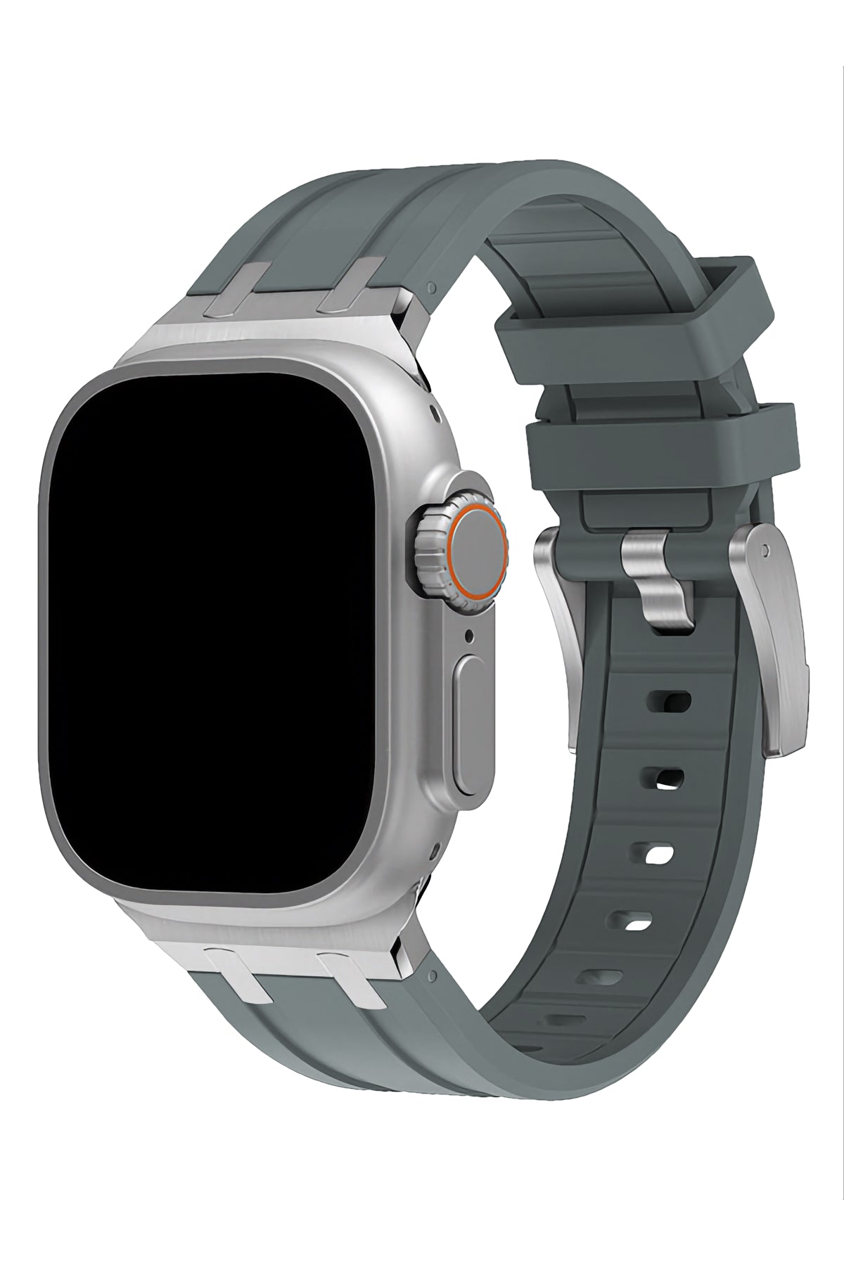 Apple Watch Ultra Uyumlu Royal Loop Rubber Kordon Vintage  bikordon