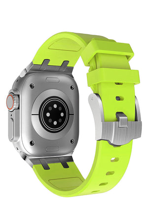 Apple Watch Ultra Uyumlu Royal Loop Rubber Kordon Volt  bikordon