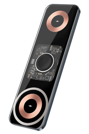 Wiwu Wi-W010 Matrix 3in1 Magnetik Kablosuz Şarj Standı  Wiwu