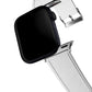 Apple Watch Compatible Saffiano Leather Band White 