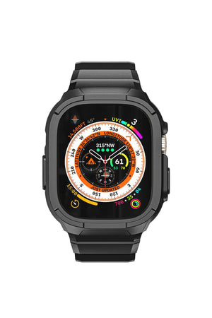 Wiwu Armor Apple Watch / Ultra Uyumlu Kasa Koruyucu Siyah Wiwu