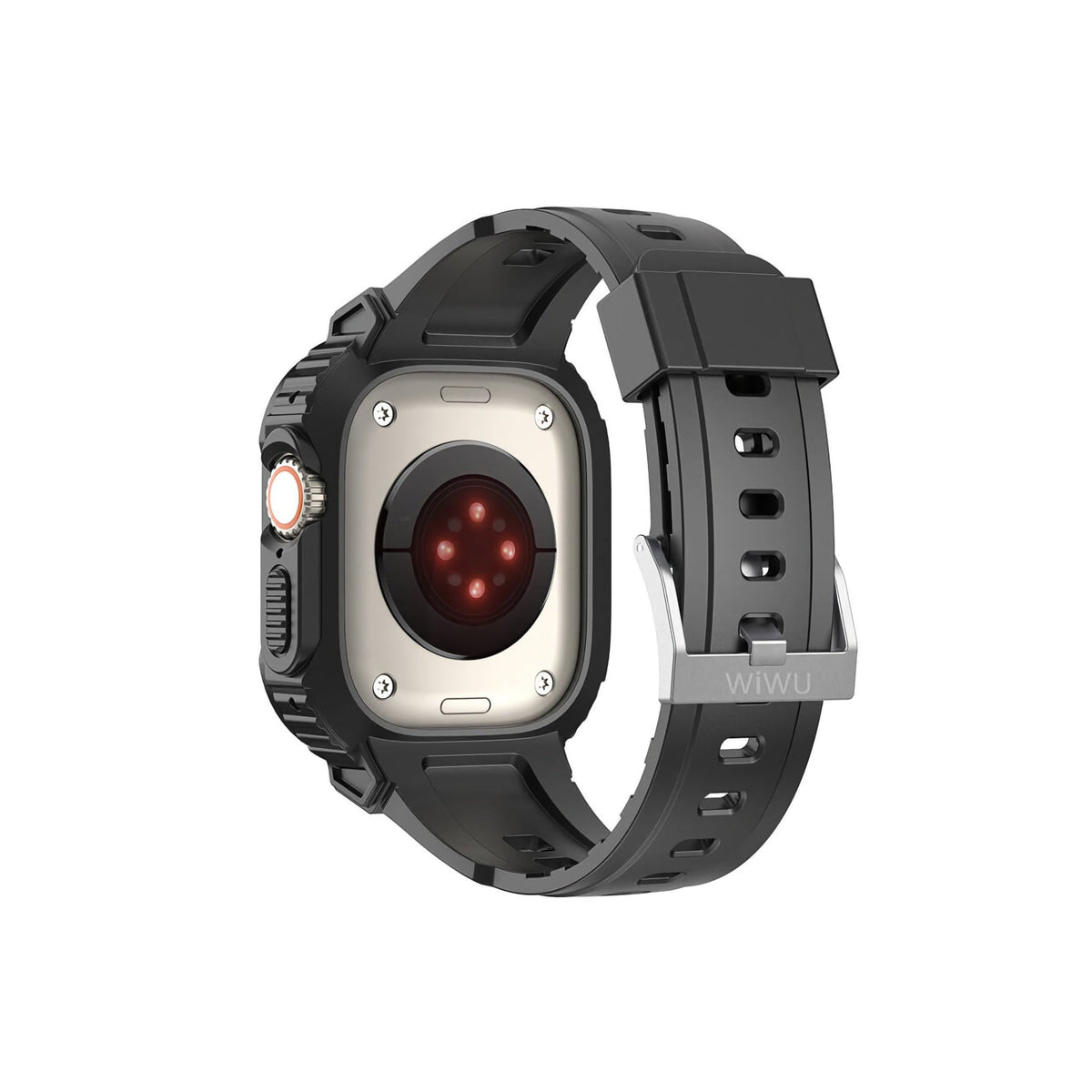 Wiwu Armor Apple Watch / Ultra Uyumlu Kasa Koruyucu Siyah Wiwu