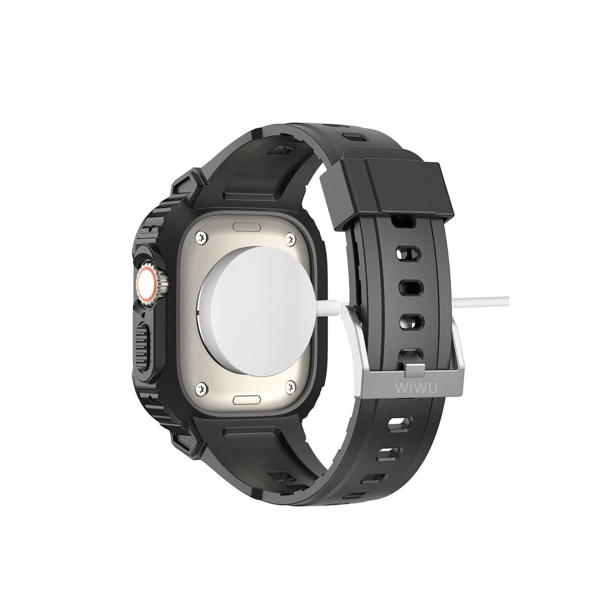 Wiwu Armor Apple Watch / Ultra Uyumlu Kasa Koruyucu Siyah Wiwu
