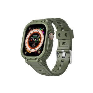 Wiwu Armor Apple Watch / Ultra Uyumlu Kasa Koruyucu Yeşil 49mm Wiwu