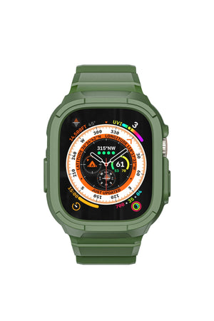 Wiwu Armor Apple Watch / Ultra Uyumlu Kasa Koruyucu Yeşil Wiwu