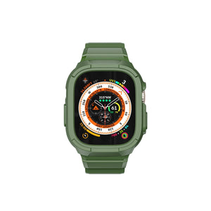 Wiwu Armor Apple Watch / Ultra Uyumlu Kasa Koruyucu Yeşil Wiwu