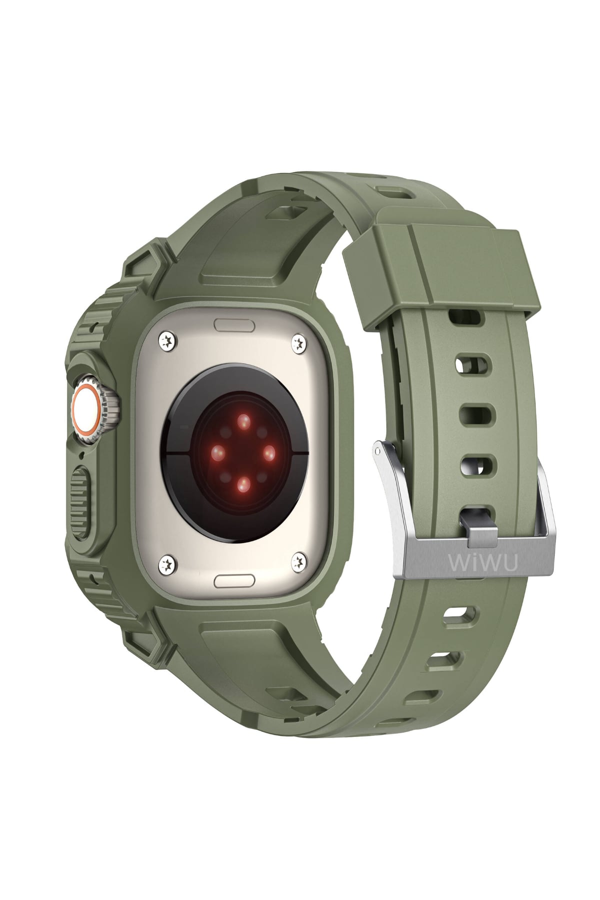 Wiwu Armor Apple Watch / Ultra Uyumlu Kasa Koruyucu Yeşil Wiwu