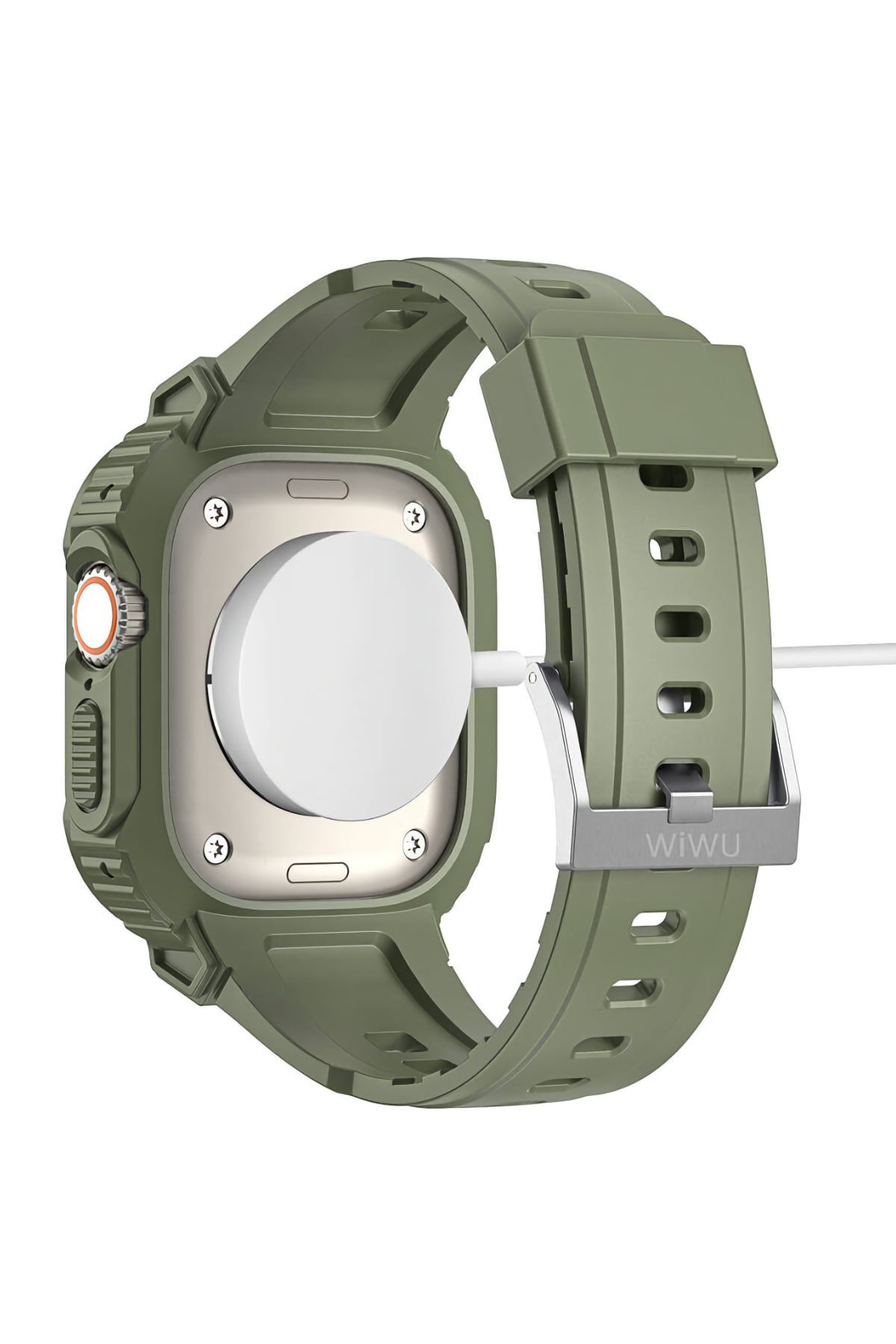 Wiwu Armor Apple Watch / Ultra Uyumlu Kasa Koruyucu Yeşil Wiwu