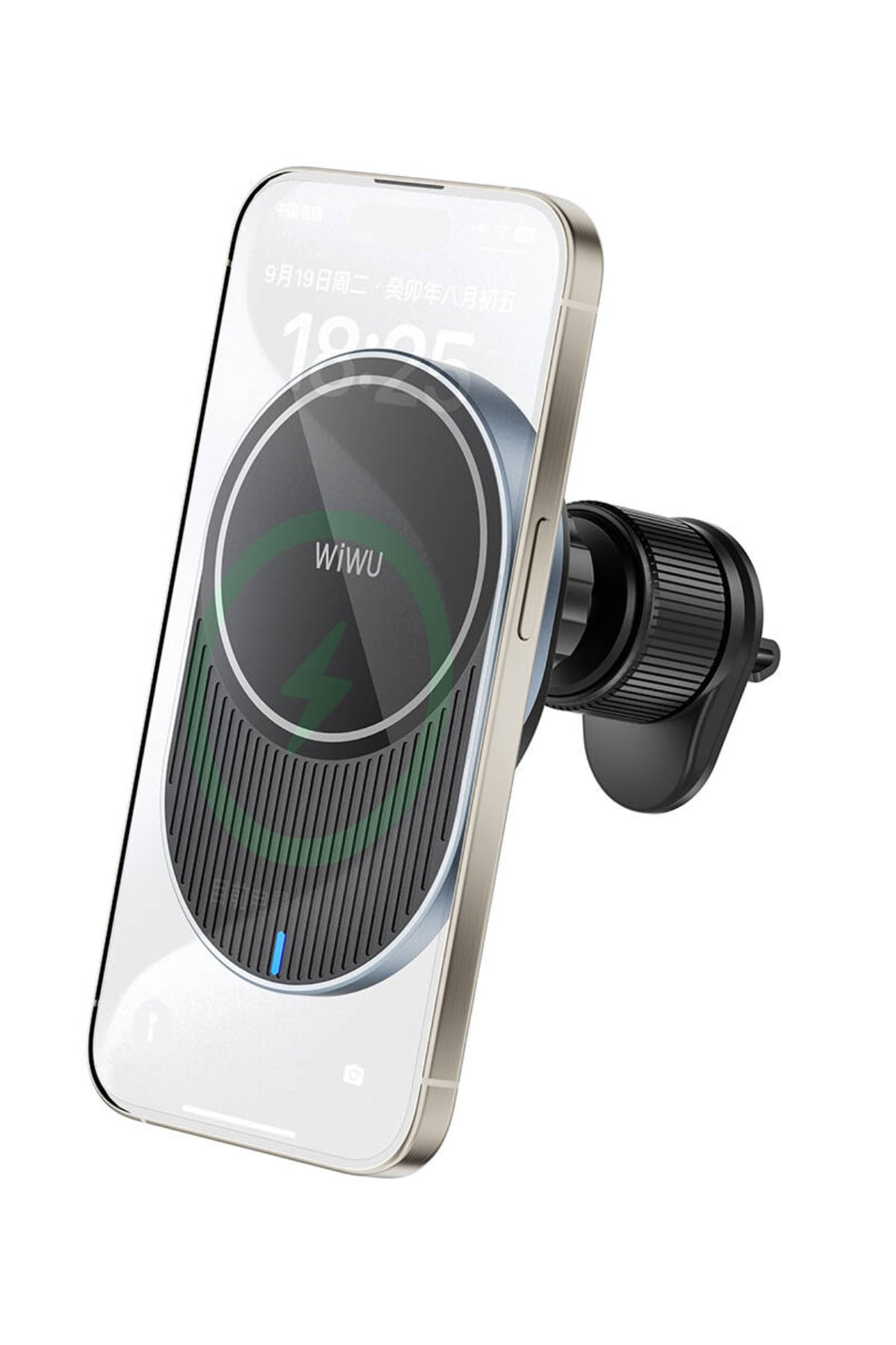 Wiwu CH-315 Lacey Manyetik Kablosuz Şarj Telefon Tutucu - Güçlü ve