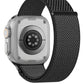 Wiwu CloudFlex Apple Watch / Ultra Uyumlu Hasır Örme Kordon Siyah wiwu