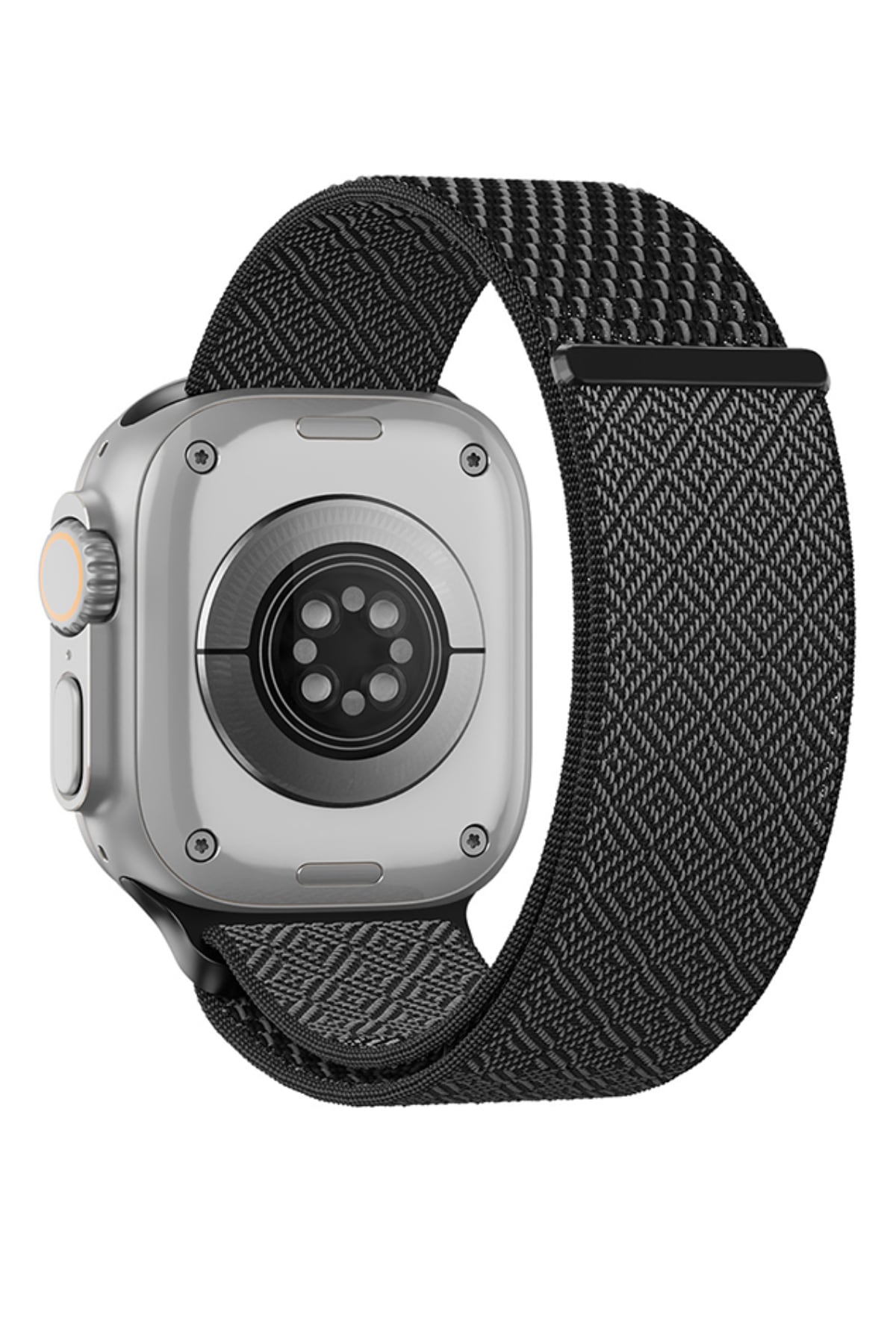 Wiwu CloudFlex Apple Watch / Ultra Uyumlu Hasır Örme Kordon Siyah wiwu