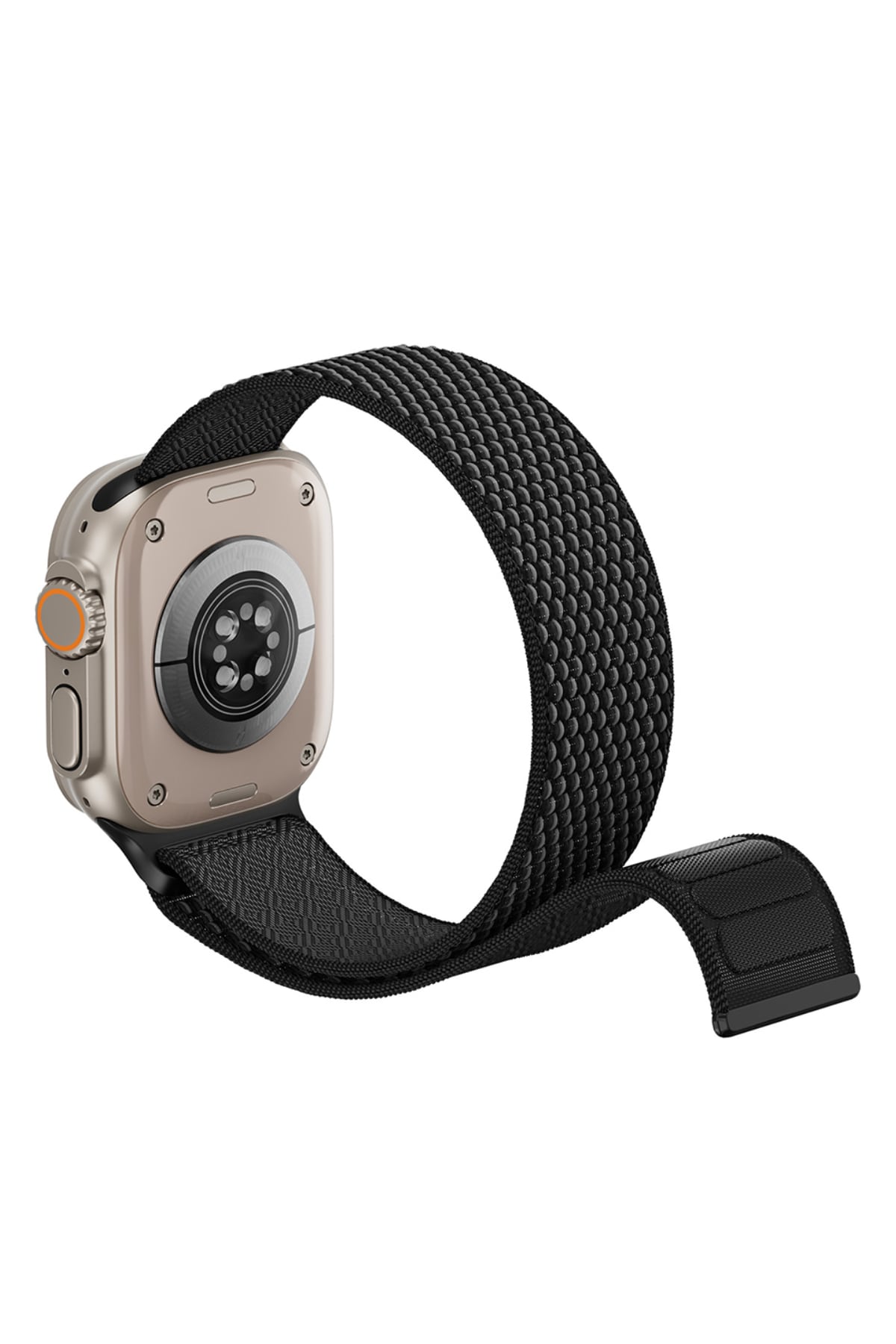 Wiwu CloudFlex Apple Watch / Ultra Uyumlu Hasır Örme Kordon Siyah wiwu