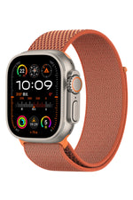 Wiwu CloudFlex Apple Watch / Ultra Uyumlu Hasır Örme Kordon Turuncu wiwu