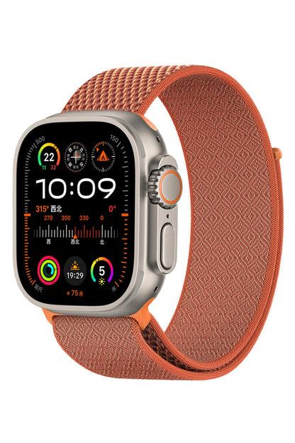 Wiwu CloudFlex Apple Watch / Ultra Uyumlu Hasır Örme Kordon Turuncu wiwu