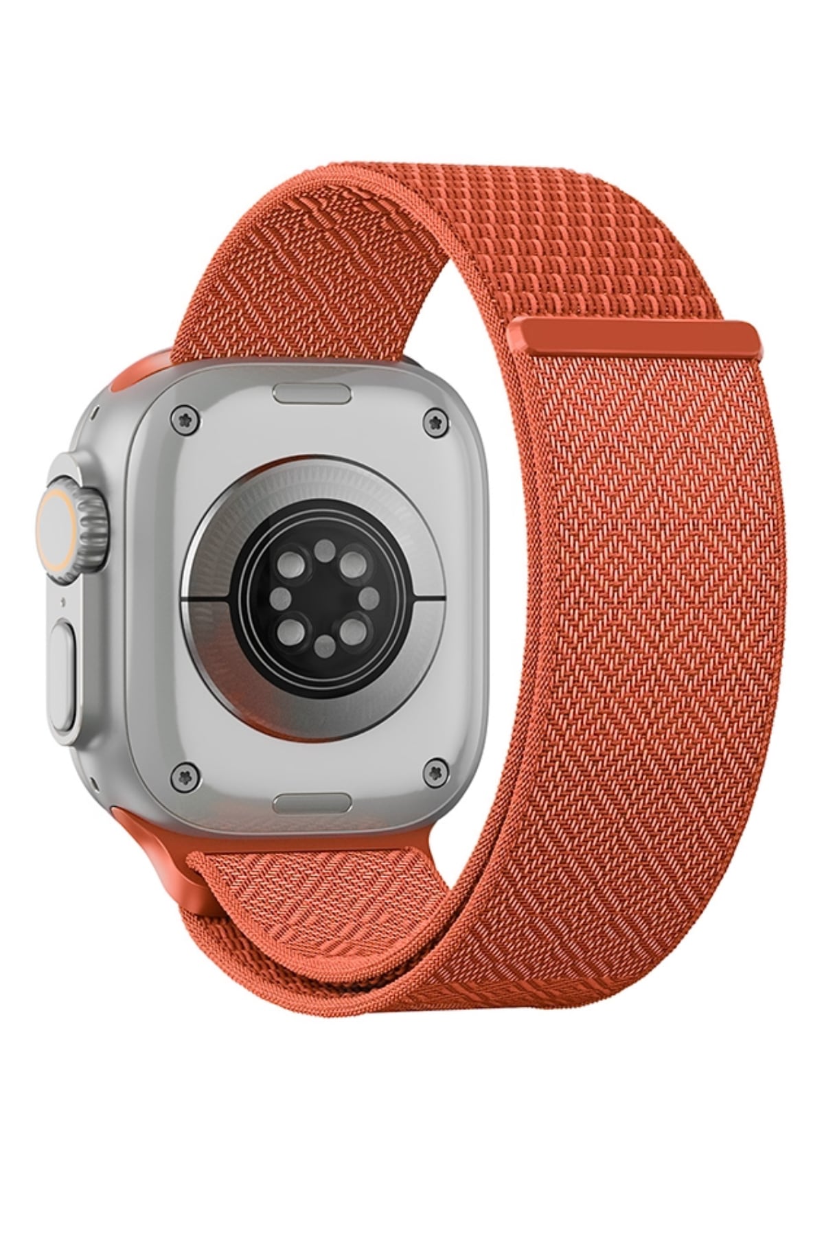 Wiwu CloudFlex Apple Watch / Ultra Uyumlu Hasır Örme Kordon Turuncu wiwu