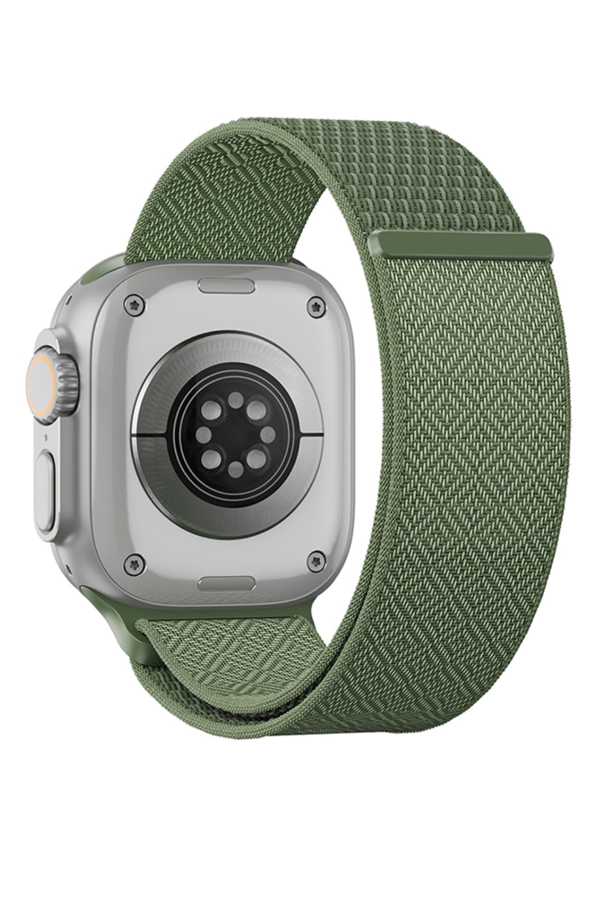 Wiwu CloudFlex Apple Watch / Ultra Uyumlu Hasır Örme Kordon Yeşil wiwu