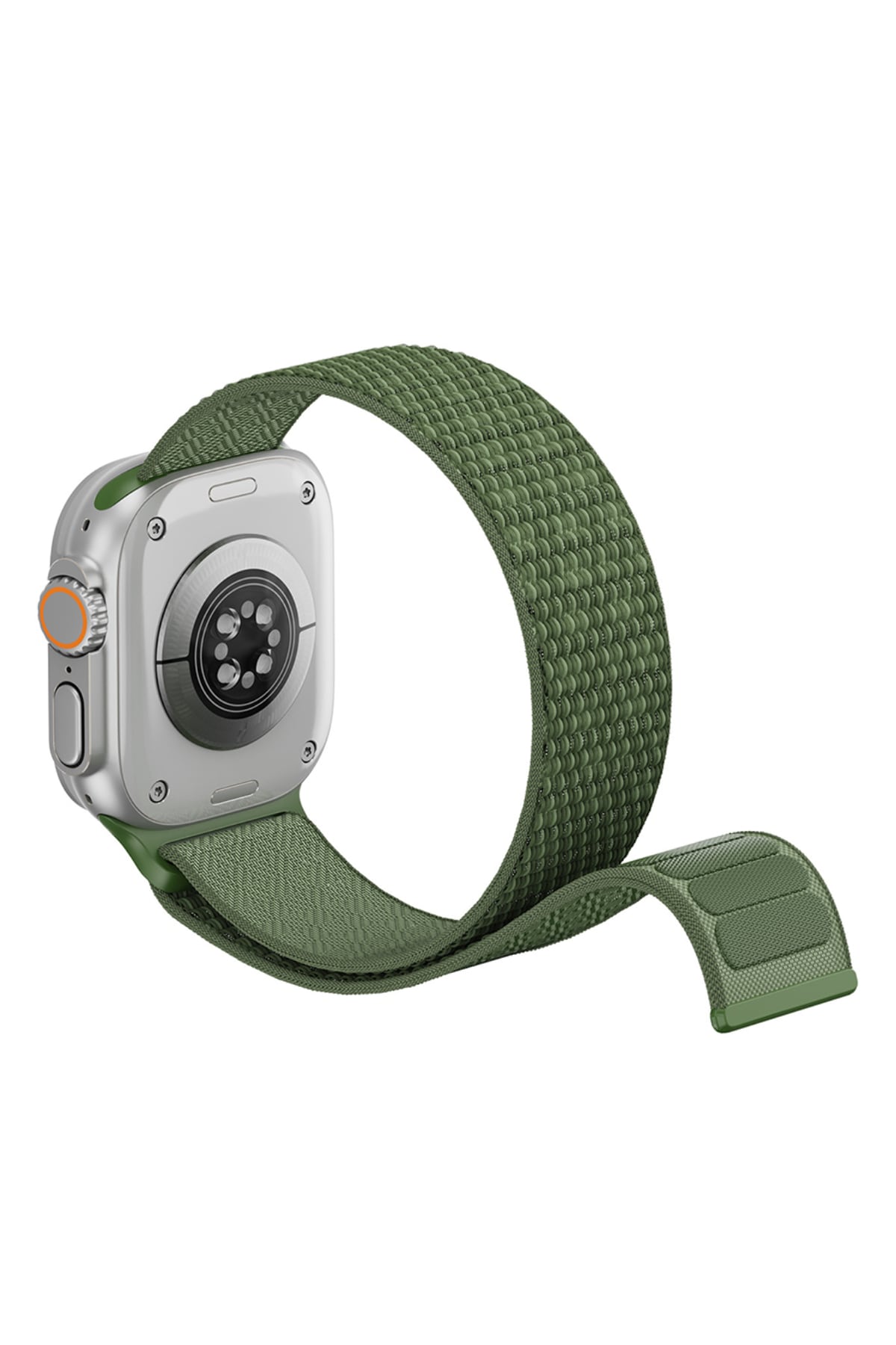 Wiwu CloudFlex Apple Watch / Ultra Uyumlu Hasır Örme Kordon Yeşil wiwu