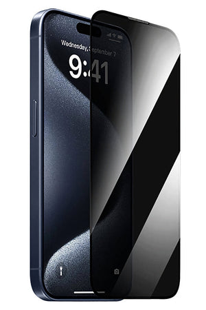 Wiwu GT-011 Apple iPhone 16 Serisi Temperli Privacy Gizli Cam Ekran Koruyucu  Wiwu