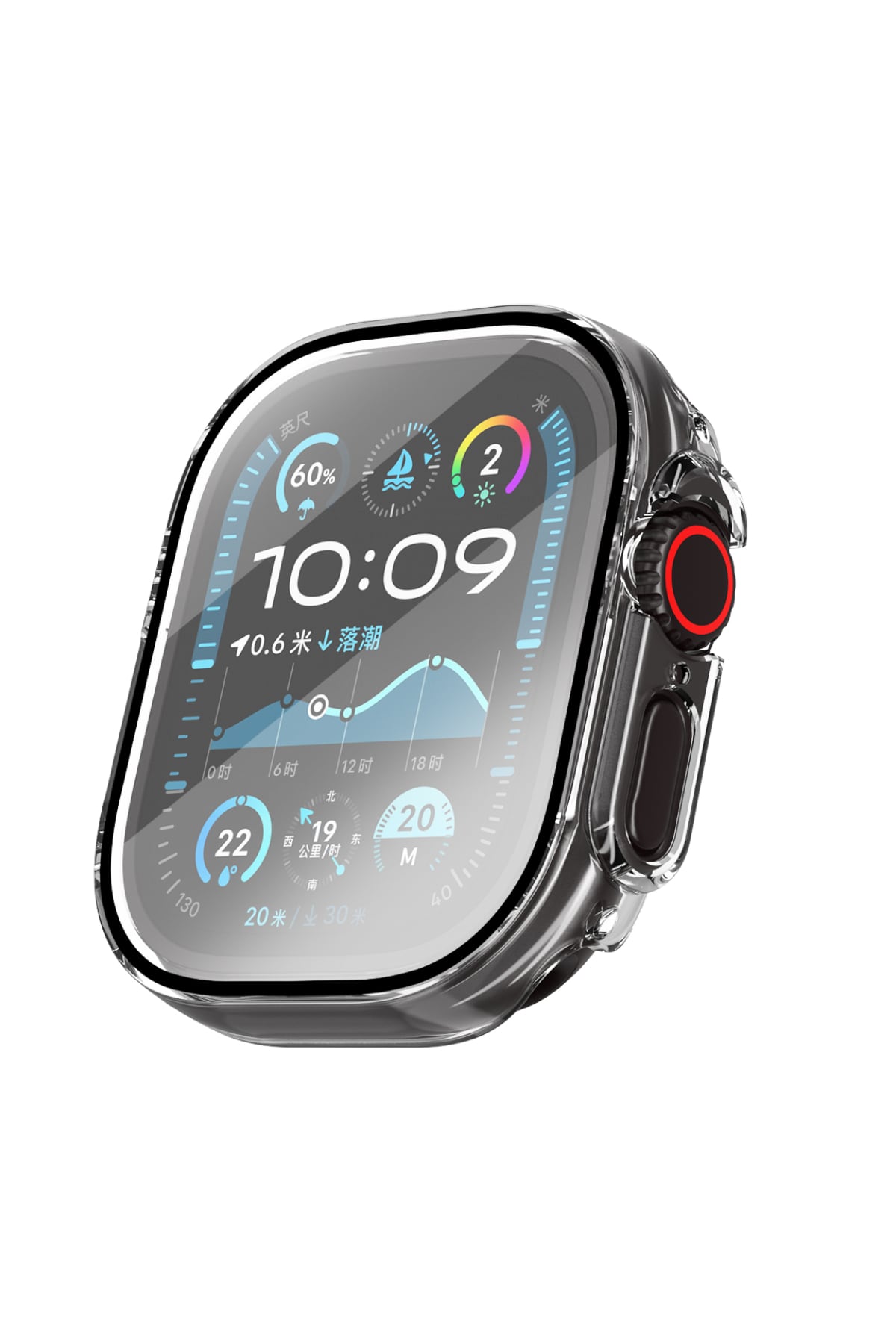 Wiwu JD-108 Apple Watch Kasa ve Ekran Koruyucu 49mm wiwu