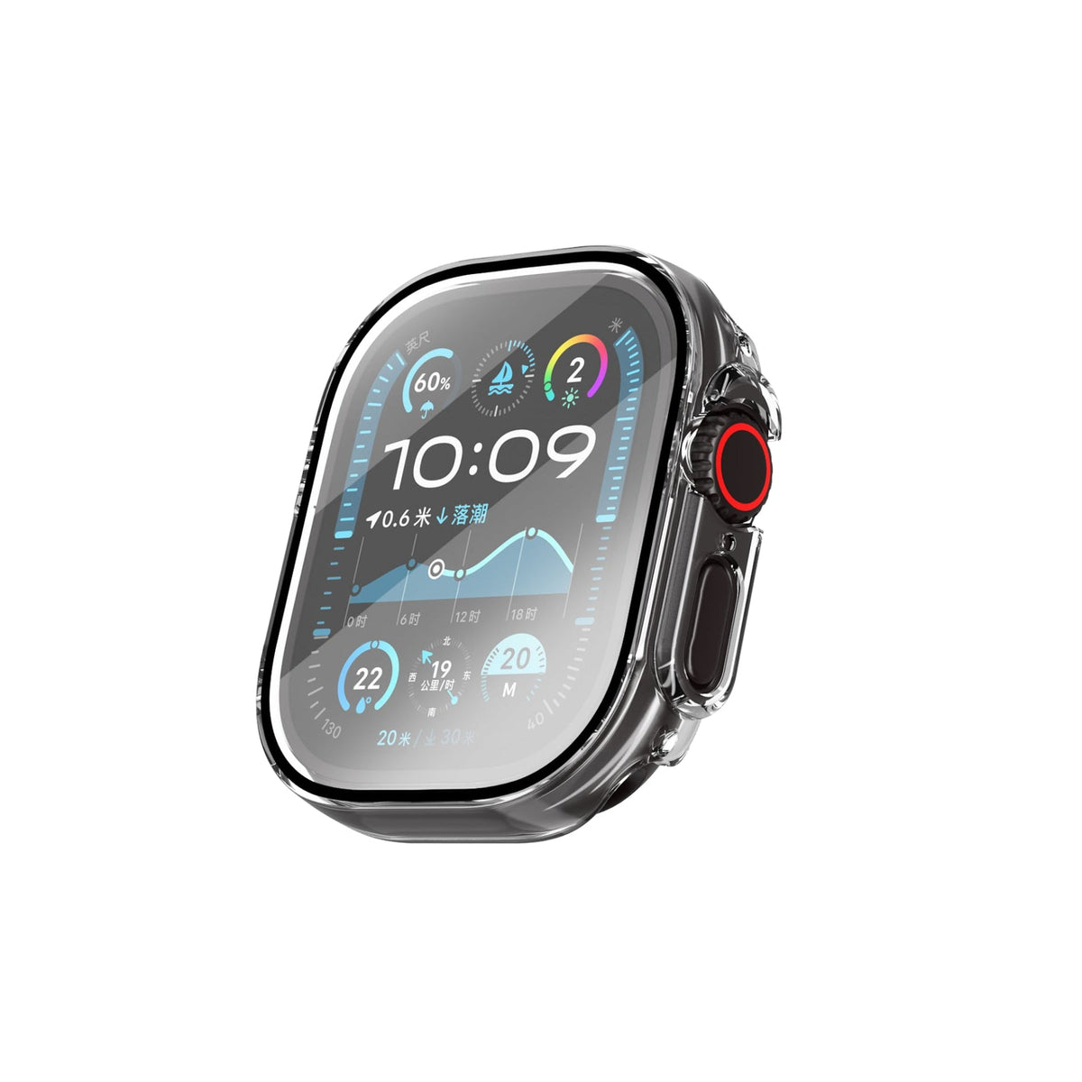 Wiwu JD-108 Apple Watch Kasa ve Ekran Koruyucu 49mm Wiwu