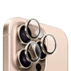 Wiwu LG-003 Apple iPhone 16 Serisi Safir Kamera Lens Koruyucu - Çöl Titanyum