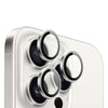 Wiwu LG-004 PVD Apple iPhone 16 Serisi Metal Kamera Lens Koruyucu - Gümüş