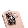 Wiwu LG-006 Diamond Apple iPhone 16 Serisi Kamera Lens Koruyucu Kolay Uygulama Aparatlı - Rose Gold