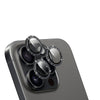 Wiwu LG-006 Diamond Apple iPhone 16 Serisi Kamera Lens Koruyucu Kolay Uygulama Aparatlı - Siyah