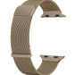 Wiwu MagFlex Secure Apple Watch / Ultra Uyumlu Milano Örgü Metal Kordon Gold Wiwu